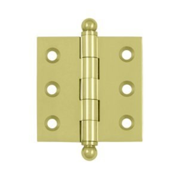 CH2020U3 Ball Tip Cabinet Hinge Polished Brass, 10PK, Deltana, Mfr#: CH2020U3-XCP10